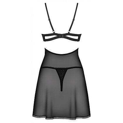 Chemise Obsessive Nutris Negru XS-S
