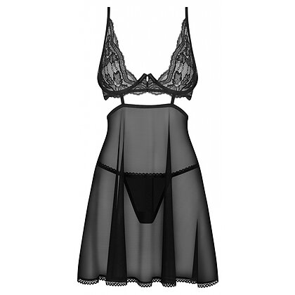 Chemise Obsessive Nutris Negru M-L