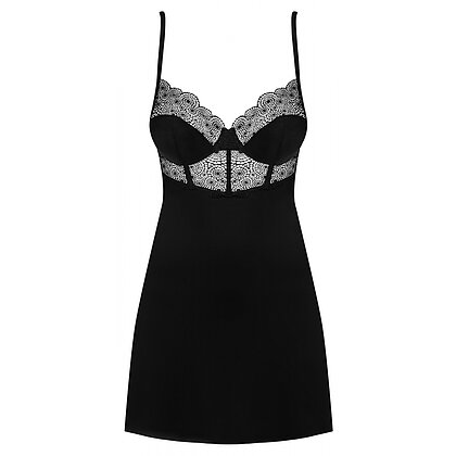 Chemise Obsessive Sharlotte Negru L-XL