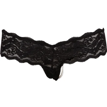 Chilot Cu Mărgele Cottelli Collection Dakota Negru S