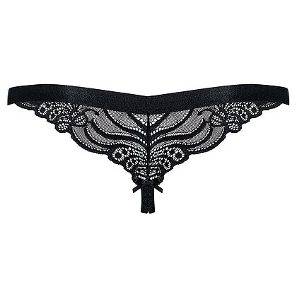 Chilot Decupat Obsessive 828-THC Negru S-M