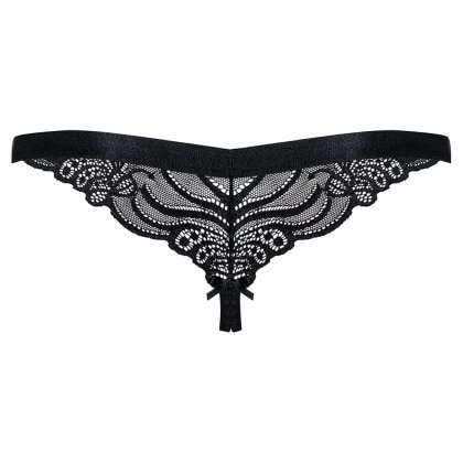 Chilot Decupat Obsessive 828-THC Negru L-XL
