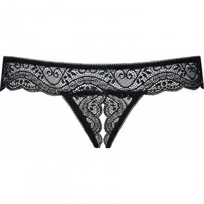 Chilot Decupat Obsessive Miamor Negru L-XL