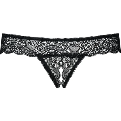 Chilot Decupat Obsessive Miamor Negru L-XL