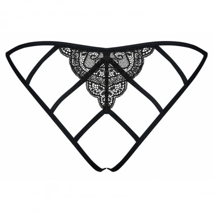 Chiloței Decupați Obsessive Miamor Negru L-XL
