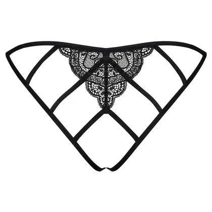 Chiloței Decupați Obsessive Miamor Negru L-XL
