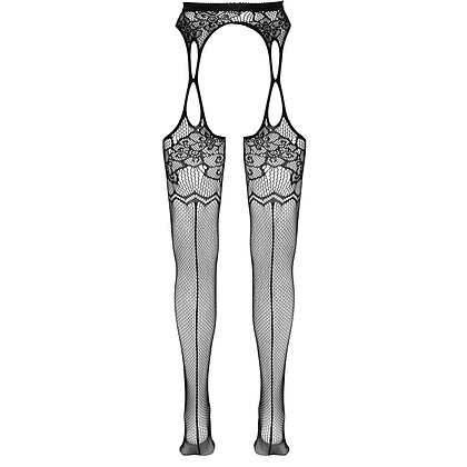 Ciorapi cu Portjartier Cottelli Collection Negru S-L