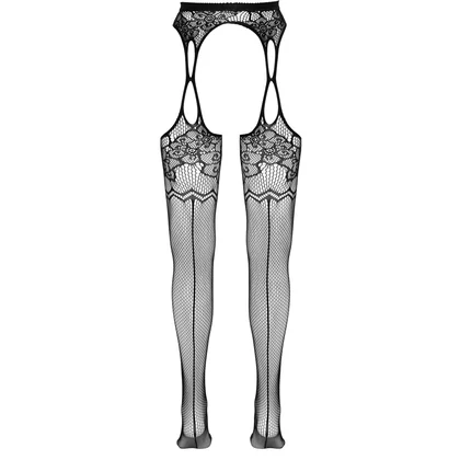 Ciorapi cu Portjartier Cottelli Collection Negru S-L