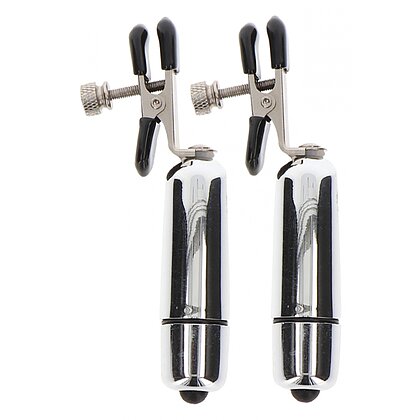 Cleme Ajustabile cu Vibrații Argintiu