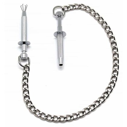 Cleme Sfârcuri Nipple Clamps Rimba Argintiu