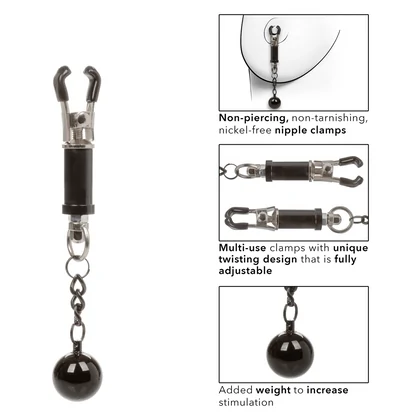 Cleme Sfârcuri Weighted Twist Argintiu