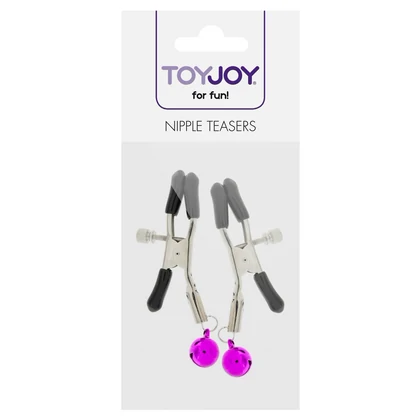 Clești ToyJoy Pentru Sfârcuri Nipple Teasers cu Clopoței Negru