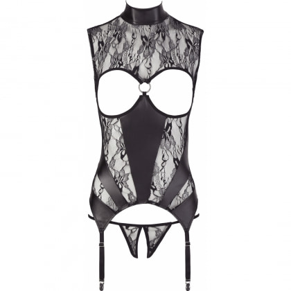 Corset Abierta Fina Leilani Negru S