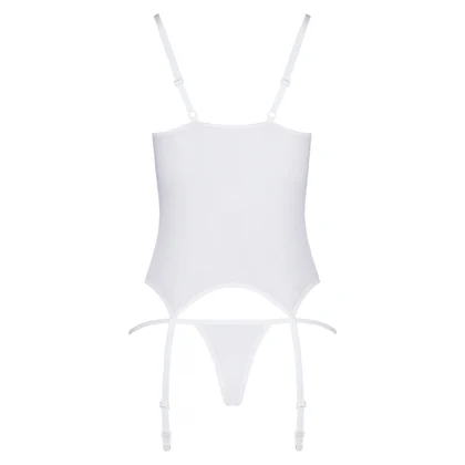 Corset Avanua Silentia Alb L-XL