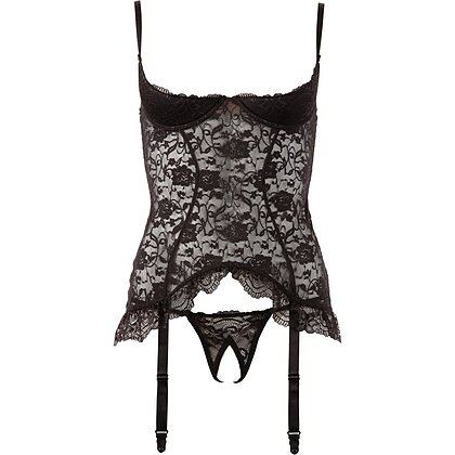 Corset Cottelli Collection Afroditas Negru M