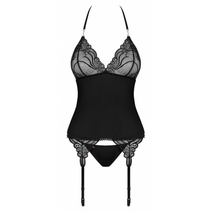 Corset Obsessive 828-COR Negru L-XL