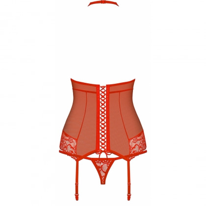 Corset Obsessive 838-COR Roșu S-M