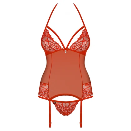 Corset Obsessive 838-COR Roșu S-M