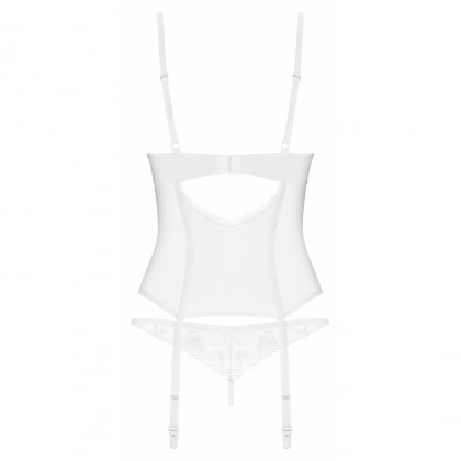 Corset Obsessive Alissium Alb XL-2XL