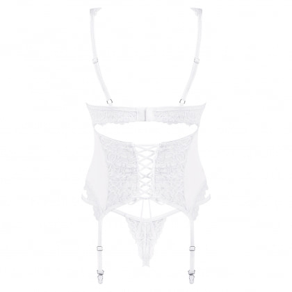 Corset Obsessive Amor Alb S-M