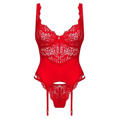 Corset Obsessive Amor Cherris Roșu L-XL