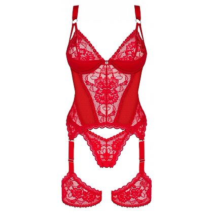Corset Obsessive Belovya Roșu XS-S