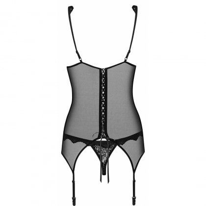 Corset Obsessive Emperita Negru L-XL