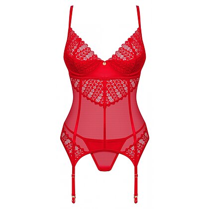 Corset Obsessive Ingridia Rosu XS-S