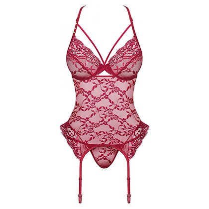 Corset Obsessive Ivetta Rosu L-XL