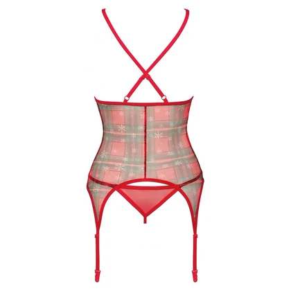 Corset Obsessive Jollymore Roșu XS-S
