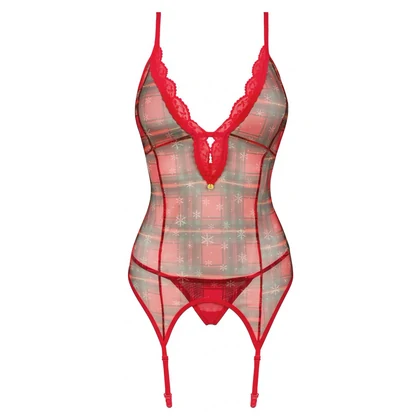 Corset Obsessive Jollymore Roșu XS-S