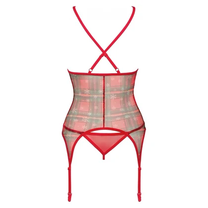 Corset Obsessive Jollymore Roșu XS-S