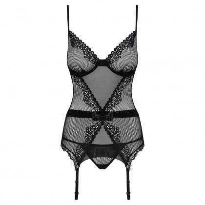 Corset Obsessive Lustella Negru S-M