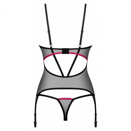 Corset Obsessive Novenes Negru XS-S