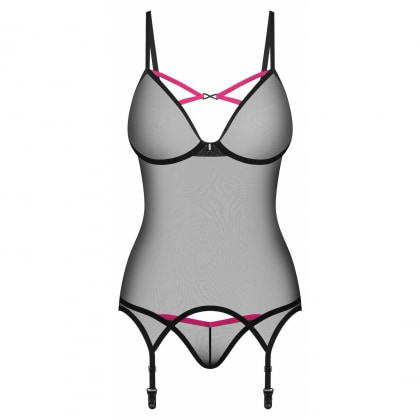 Corset Obsessive Novenes Negru XS-S