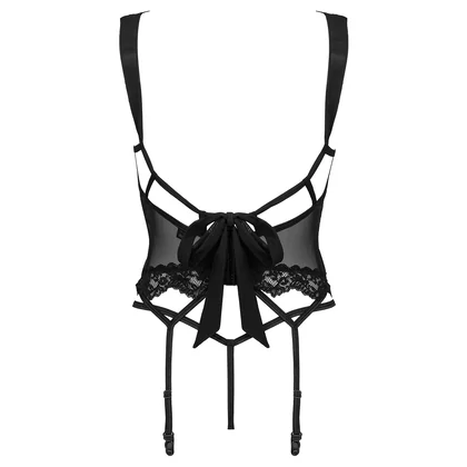 Corset Obsessive Setilla Negru L-XL