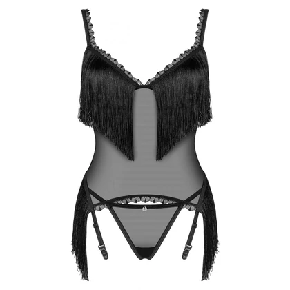 Corset Obsessive Sherila Negru XS-S