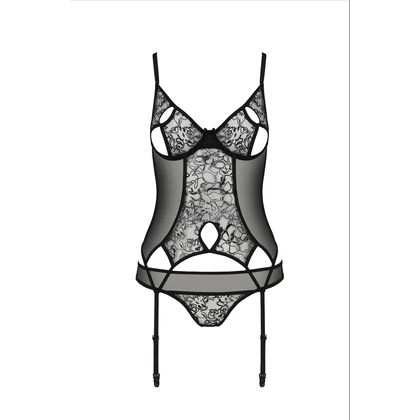 Corset Passion Eco Primula Negru S-M