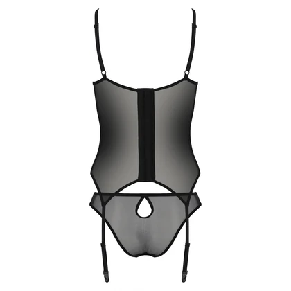 Corset Passion Eco Primula Negru L-XL