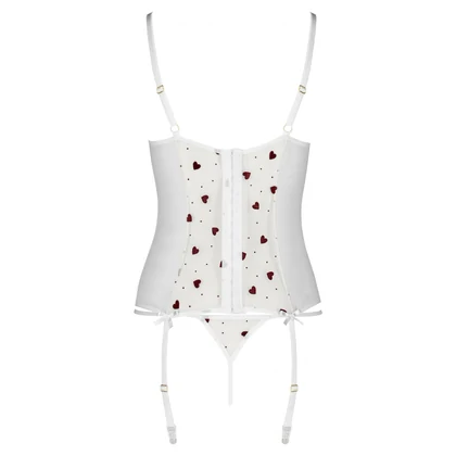 Corset Passion Lovelia Alb L-XL