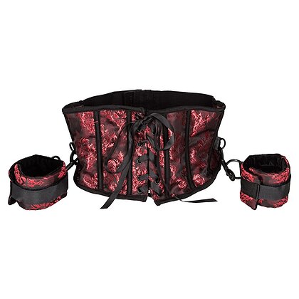 Corset Scandal Cu Catuse Negru S-L