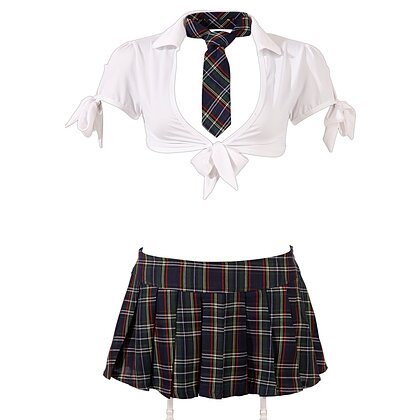 Costum Cottelli Collection Schoolgirl Alb S