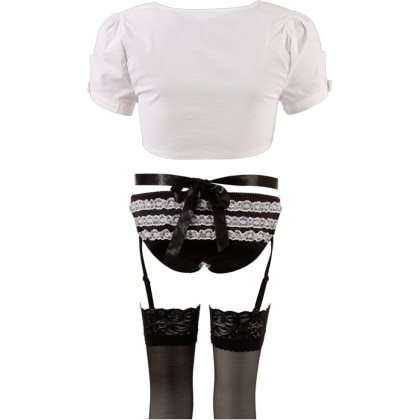 Costum Emmalyn Menajeră Cottelli Collection Negru M