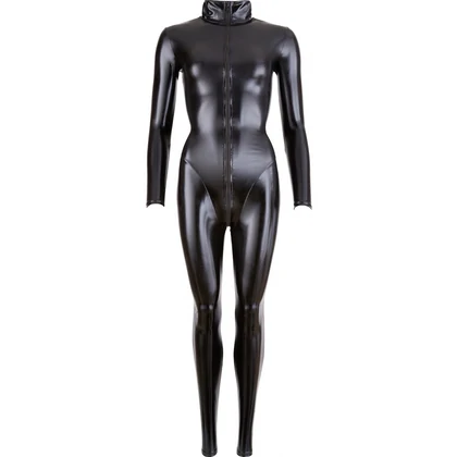 Costum Latex Cottelli Collection Jumpsuit Negru XS