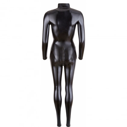 Costum Latex Cottelli Collection Jumpsuit Negru M