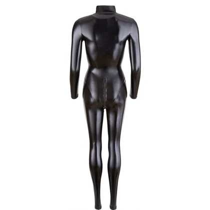 Costum Latex Cottelli Collection Jumpsuit Negru XS