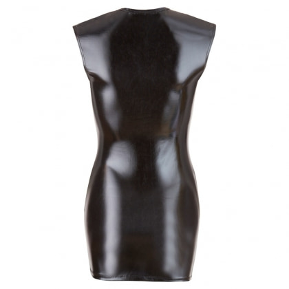 Costum Latex Damă Wetlook With Zip Negru M