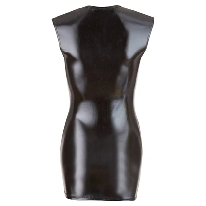 Costum Latex Damă Wetlook With Zip Negru S