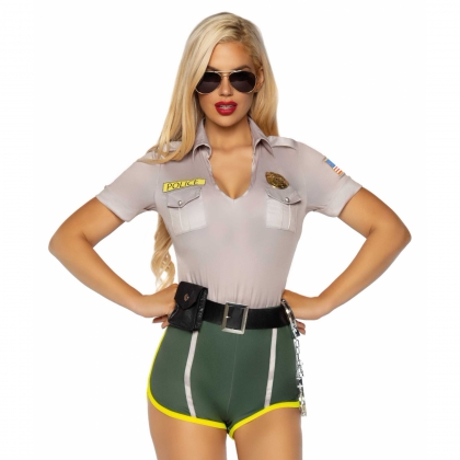 Costum Leg Avenue Hot Cop Verde XL