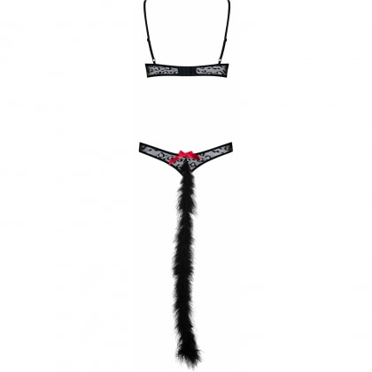 Costum Obsessive Gepardina Negru S-M